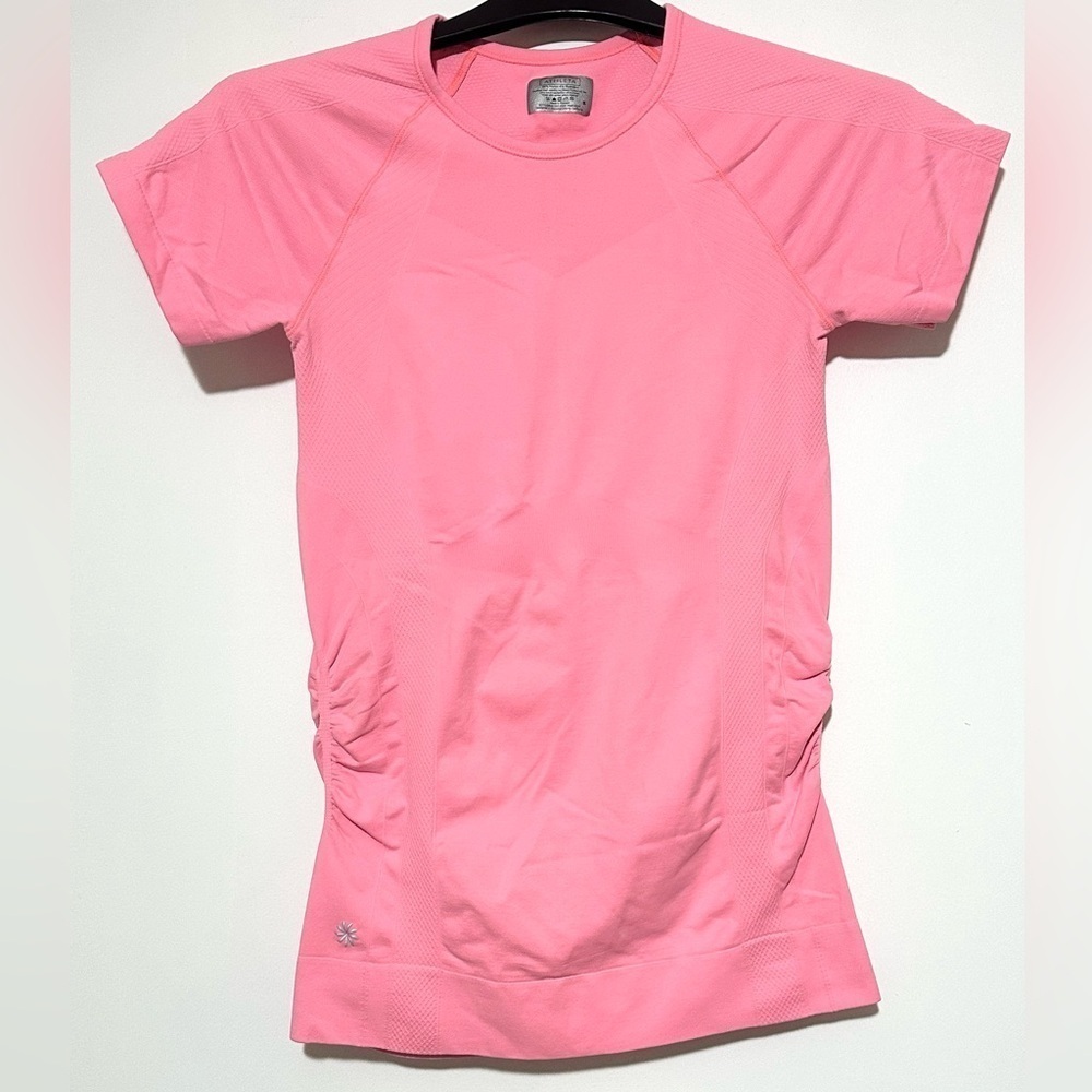 Athleta Finish Fast Fitted Rushed Crewneck Short Sleeve Athletic T Shirt Small